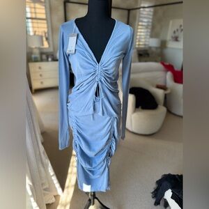 NWT Brand new 2 piece knit ruched outfit